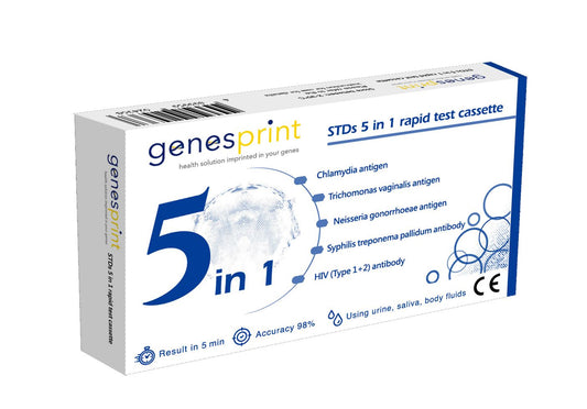 STDs 5-in-1 Rapid Test Kit